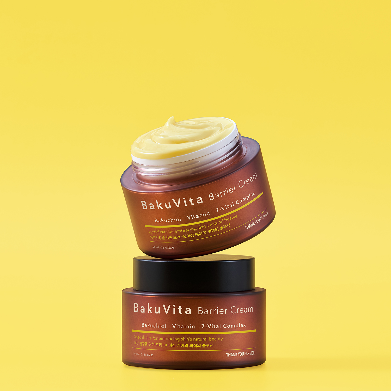 땡큐파머 바쿠비타 리바이탈라이징 앰플 50ml + 베리어 크림 50ml - 상세 이미지 3