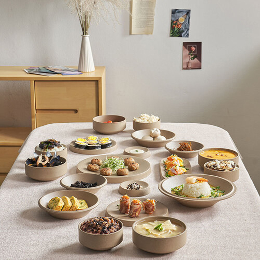 라씨에뜨 딜로 신혼 식기 그릇세트 27종, 6인용(어텀브라운), 1세트 - 상세 이미지 3