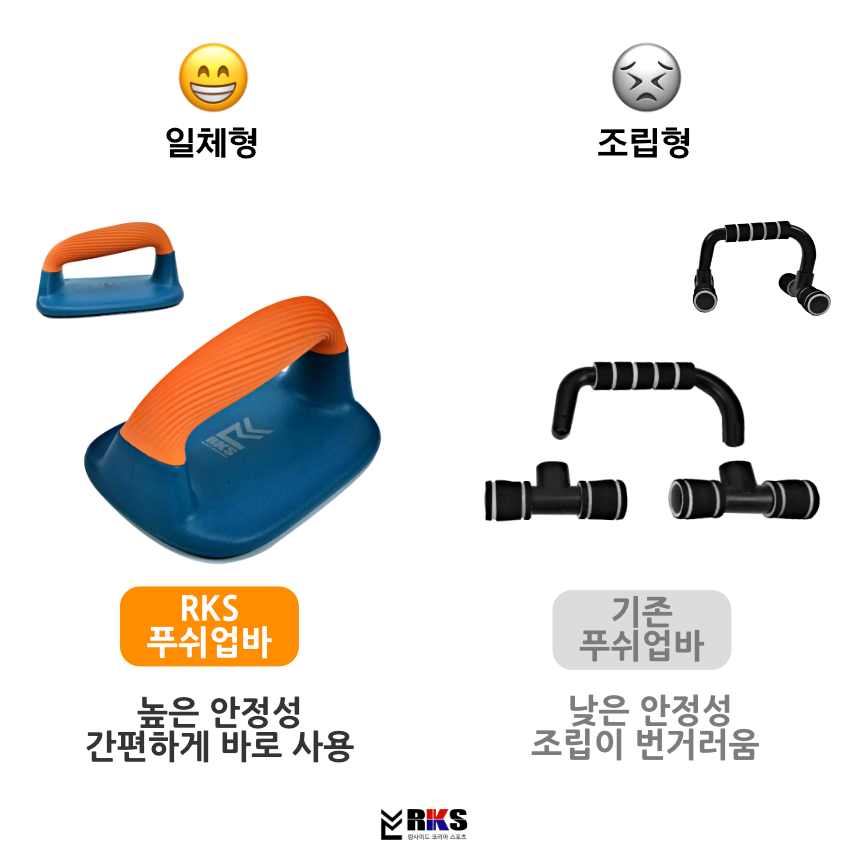 링사이드코리아 푸쉬업바 전완근 손목강화 / 복싱 홈트 팔굽혀펴기 스트롱 운동기구 이미지 7