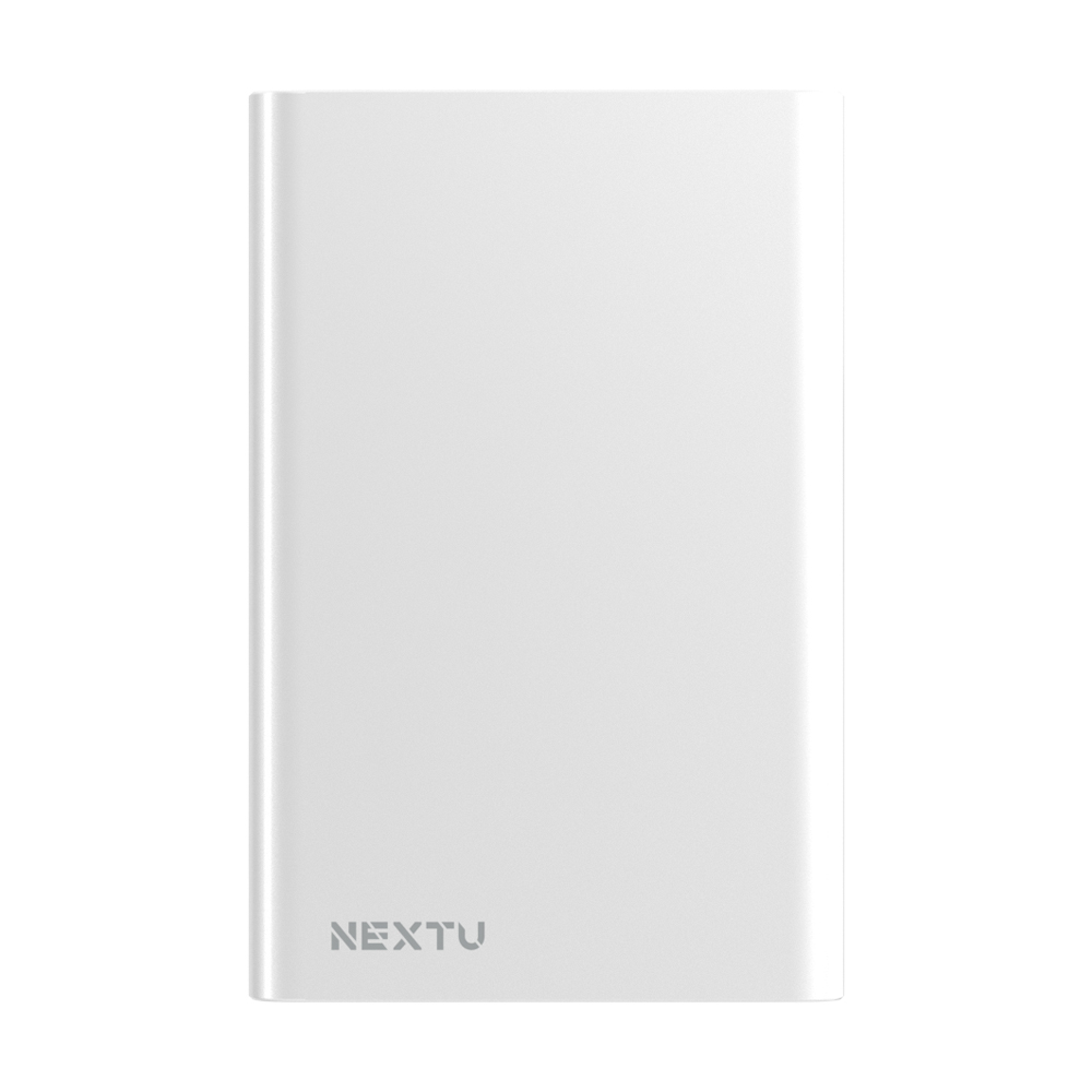 넥스트유 10,000mAh 미니 휴대용 고속 충전 보조배터리 1006 10000mAh, 화이트 - 상세 이미지 2