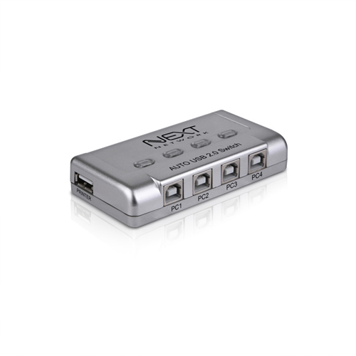 이지넷유비쿼터스 넥스트 1:4 USB2.0 선택기/셀렉터/스위치 NEXT-3504PST - 상품 이미지