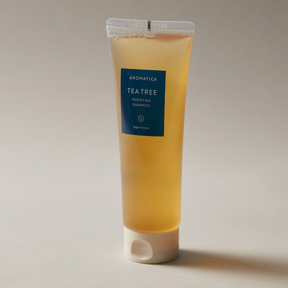아로마티카 티트리 퓨리파잉 샴푸 180ML 비건 두피 탈모 지성 쿨링