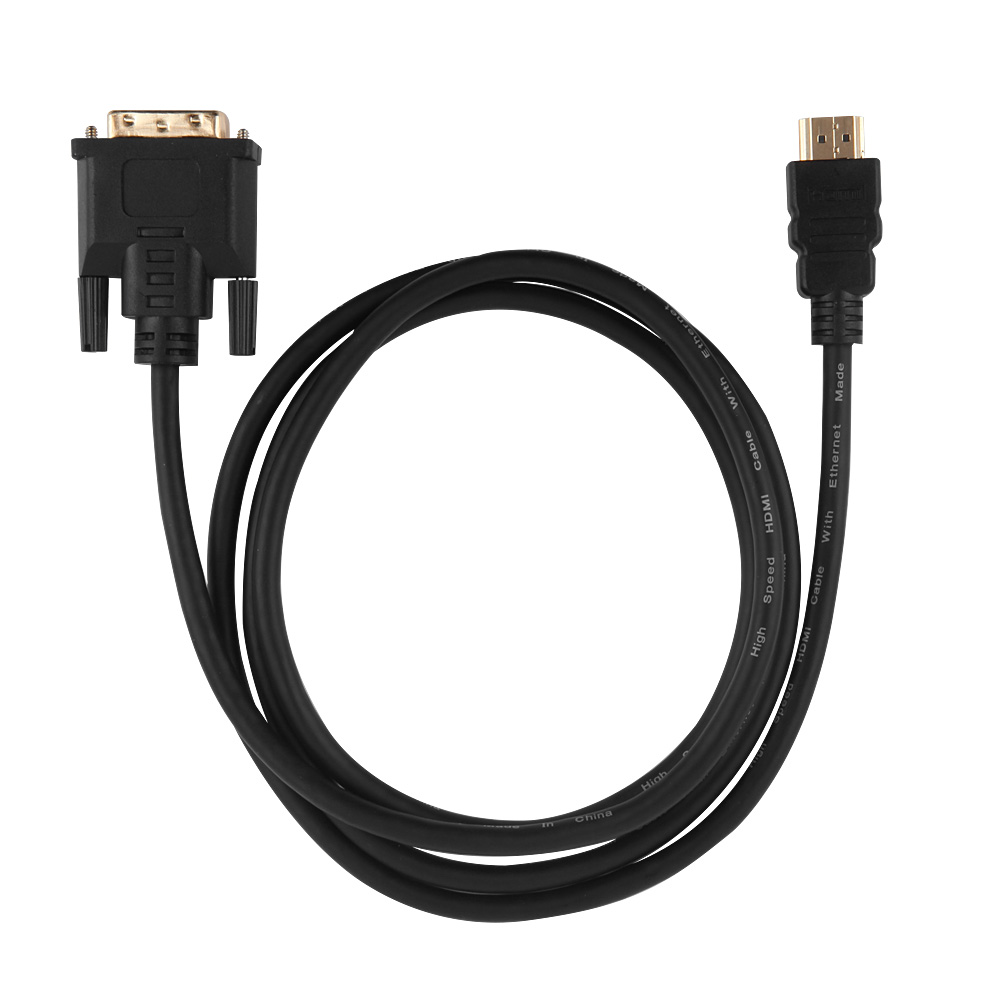 넥스트유 HDMI 1.4 to DVI 듀얼 변환 케이블 1.5m, 1개 - 상품 이미지