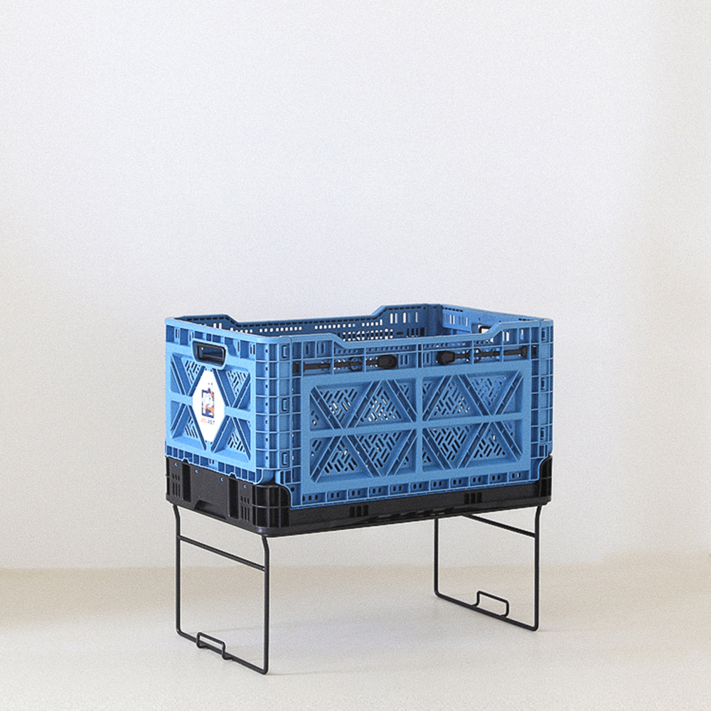 롬버스 폴딩박스 다리 랙 59리터 캠핑 빅앤트 호환 받침대 렉