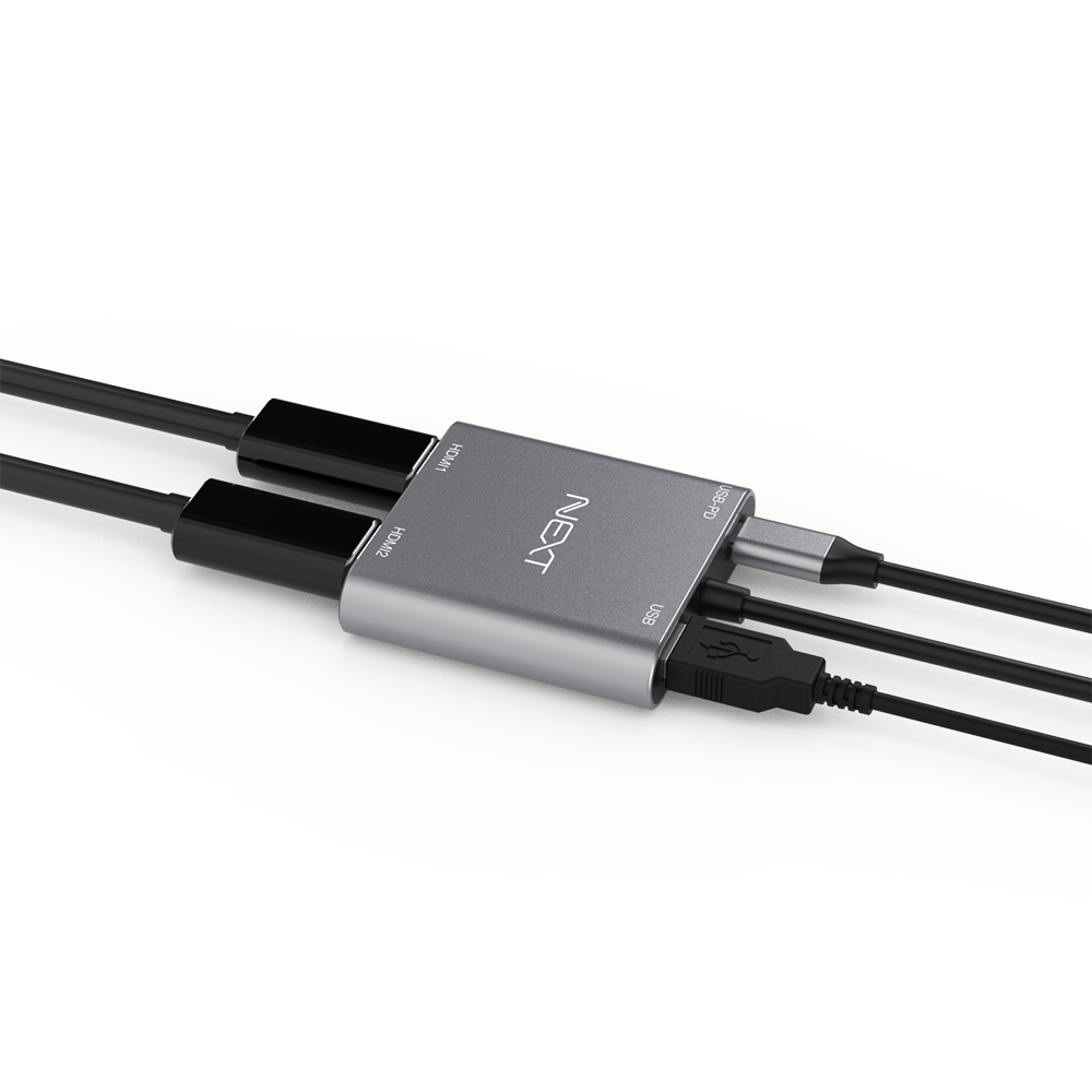 TYPE-C to 듀얼 HDMI UHD 4K 디스플레이 컨버터 변환기 NEXT 2251TCH - 상세 이미지 4