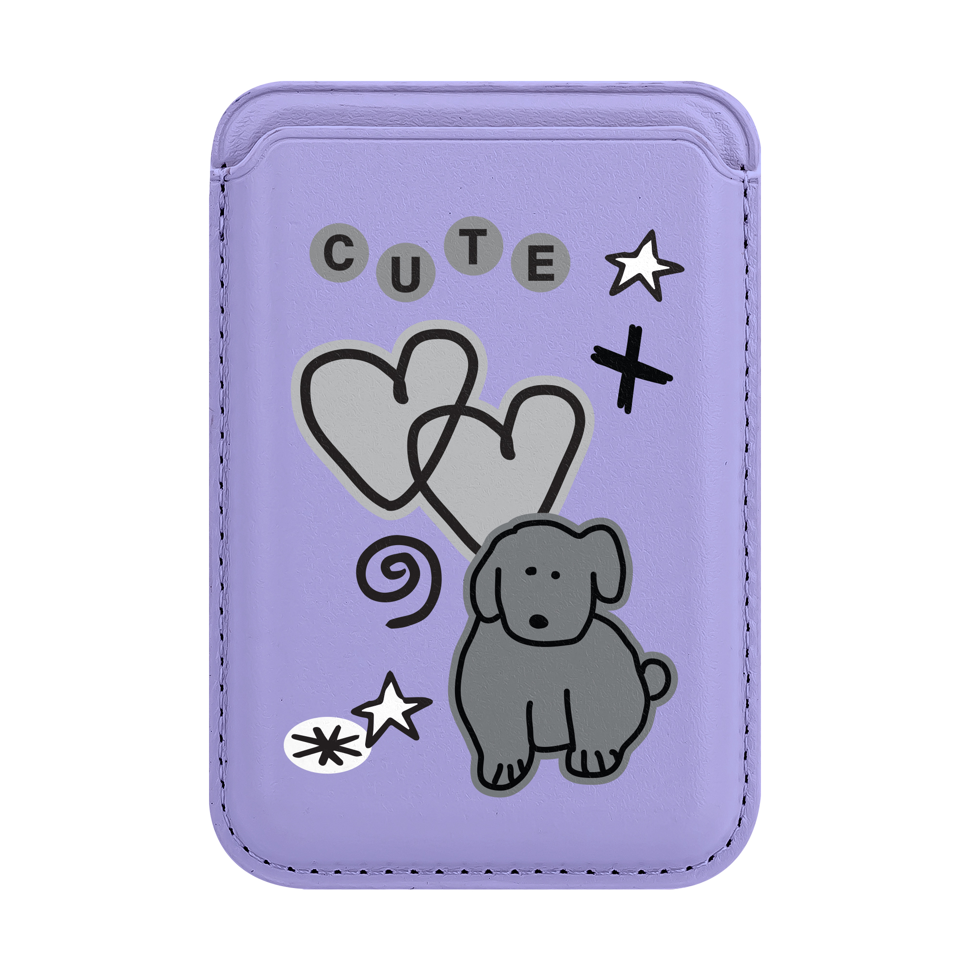 2배자력 맥세이프 가죽 카드지갑 디자인 시리즈 골든브라운 뉴욕티켓