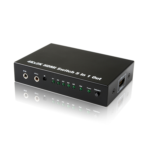 NEXT-HD501SW4K UHD 4K 지원 5대1 HDMI 선택기 스위치 제품 이미지