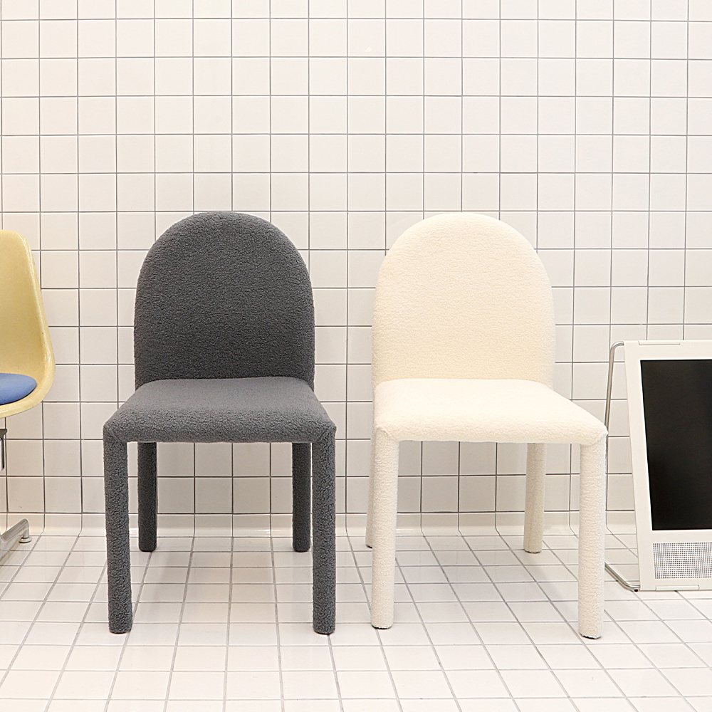 캔디 부클레 디자인 의자 1인 패브릭 예쁜 카페의자 스툴 CL505