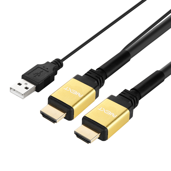 넥스트유 HDMI v2.0 4K60Hz 고급형 IC칩셋내장 케이블 30m, 1개 - 상품 이미지