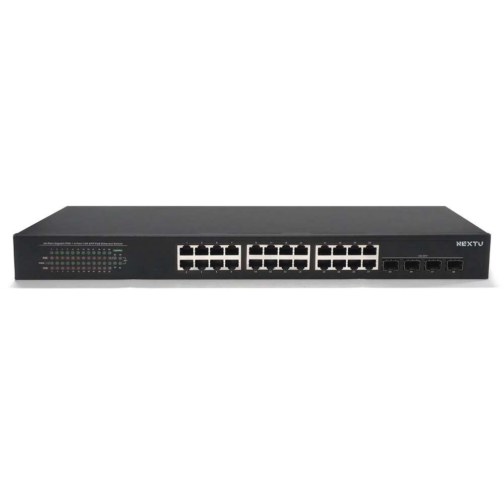 기가 24포트 POE+ 10G 4SFP+ 450W 스위치 POE4820-10G - 상세 이미지 2