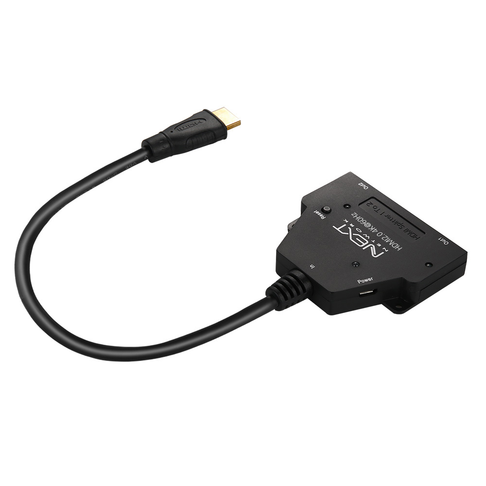 리얼4K HDMI2.0 1:2분배기 스플리터 4K60Hz 4:4:4/PS4 PRO/HDCP/3D/피그테일 NEXT 402SPC4K60 이미지 4
