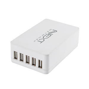 넥스트유 5포트 USB 2A 멀티 충전기 여행용 커플용 가족용 05AC 개봉기 | 실사용 후기 - 상품 이미지 1