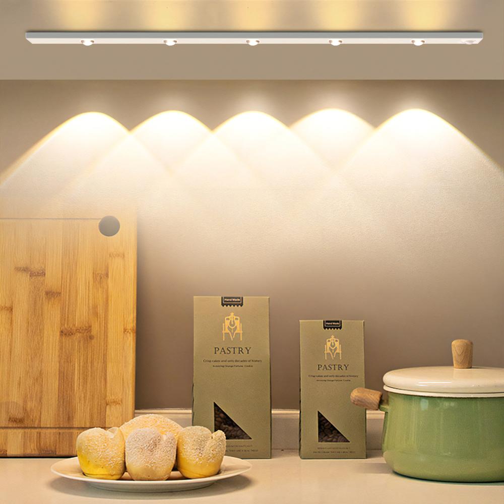 붙이는 인테리어 무선 LED 센서등 40cm 신발장 현관센서등