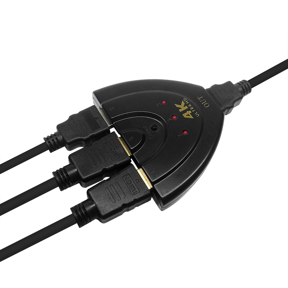 이지넷유비쿼터스 NEXT-0301SWC 1:3포트 HDMI 선택기 케이블타입/셀렉터/스위치 이미지 3