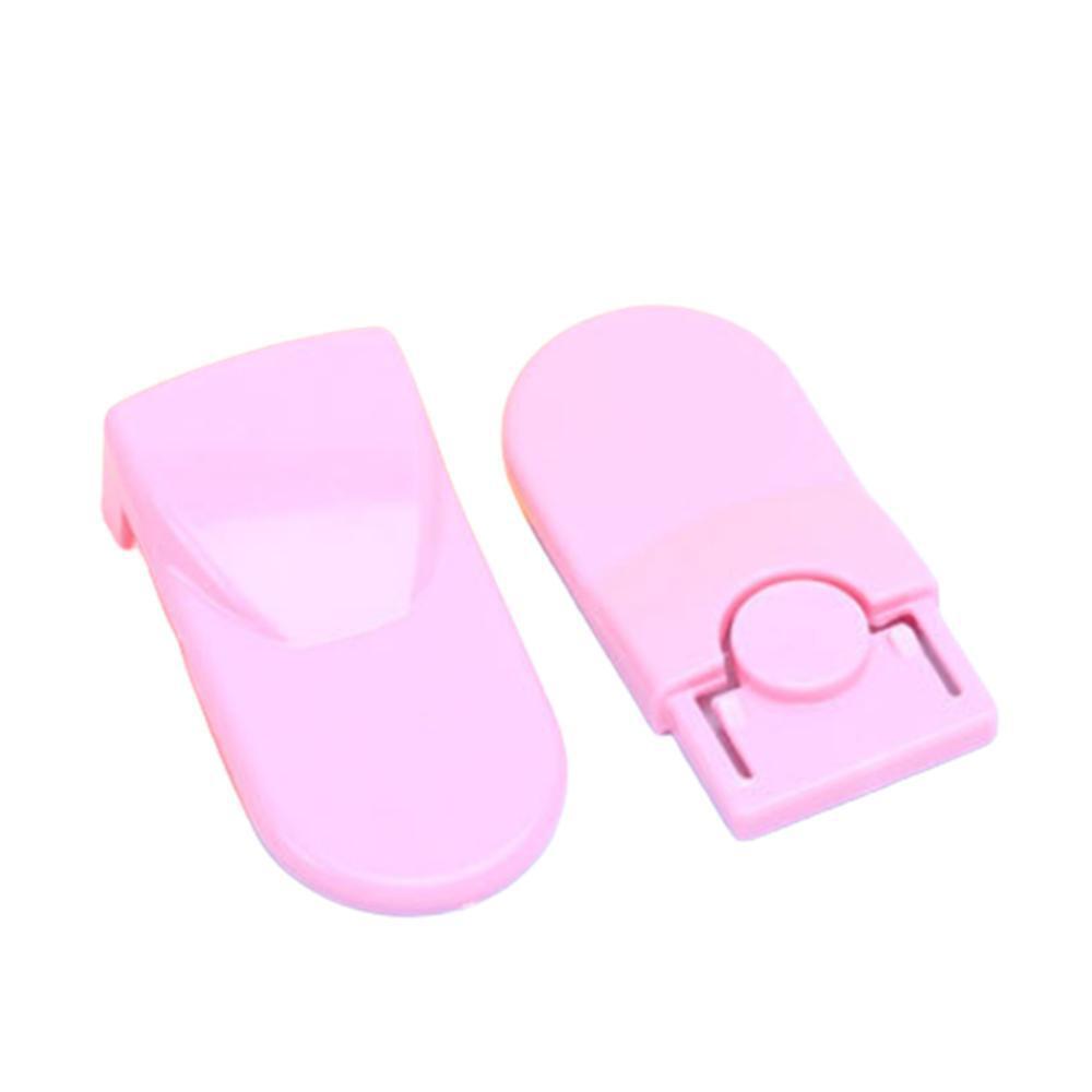 유아 안전 서랍 열림 방지 ㄱ자 서랍잠금장치 핑크