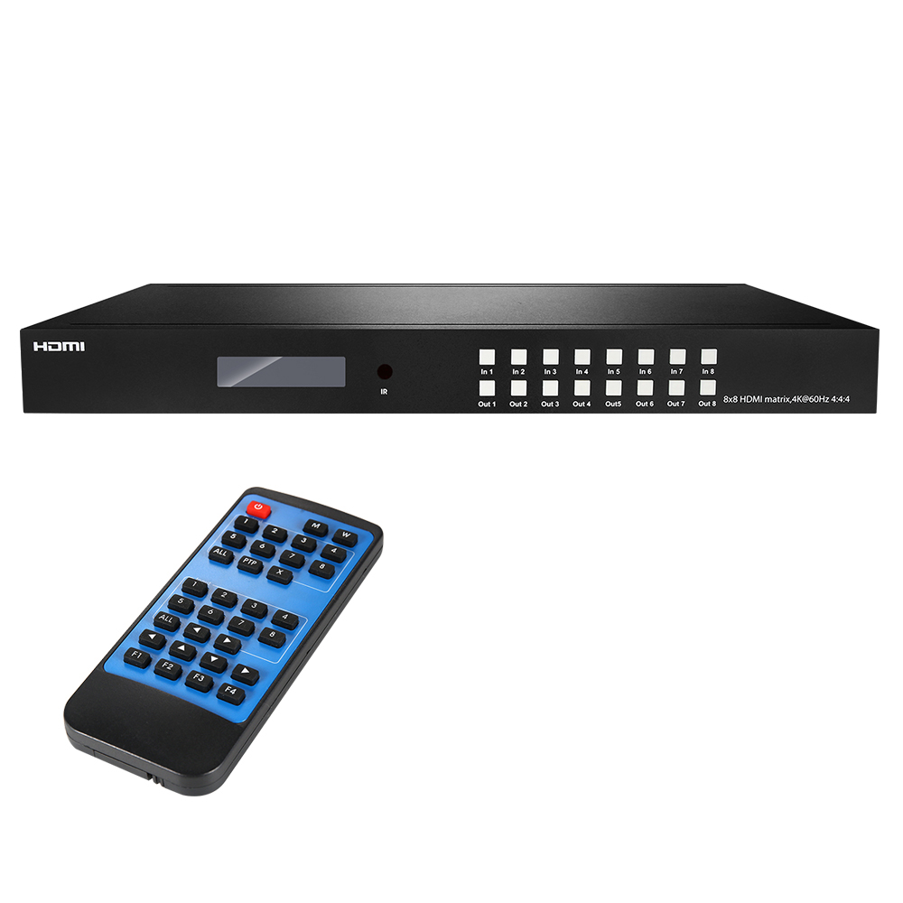 넥스트 NEXT-4288UHDM 8X8 HDMI2.0 메트릭스스위치 SPDIF 8포트지원 이미지 2