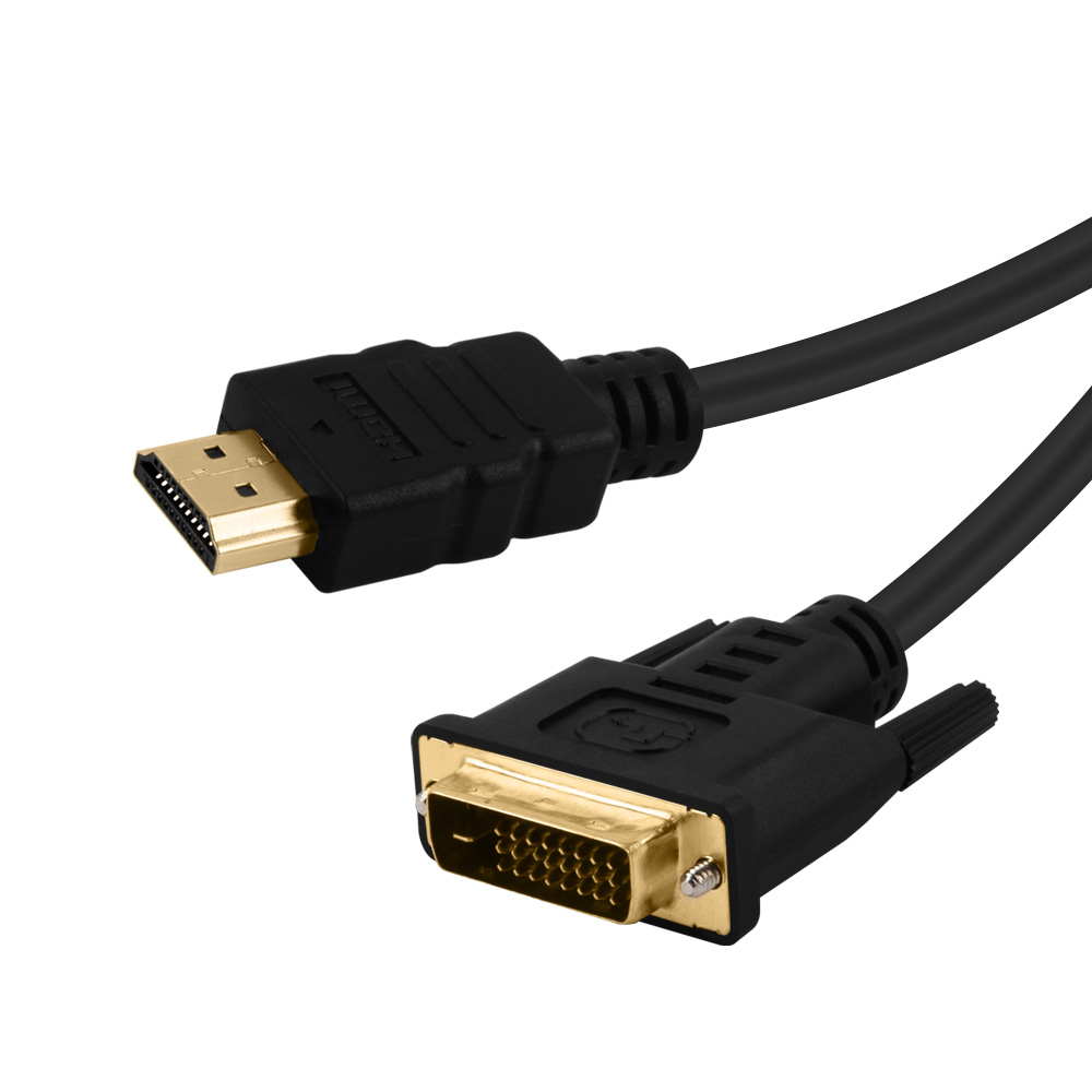 넥스트유 HDMI 1.4 to DVI 듀얼 변환 케이블 10m, 1개 - 상세 이미지 3