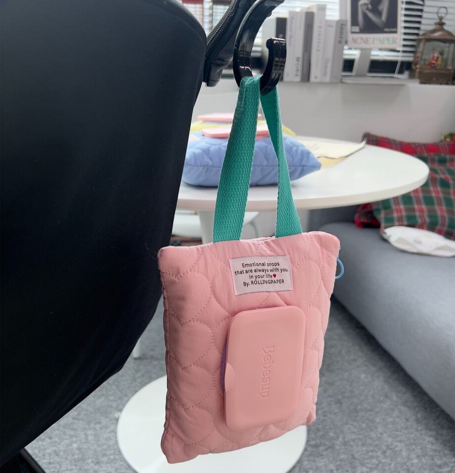 휴대용 물티슈케이스 아기 물티슈 가방 파우치 커버 보관함 (3color)