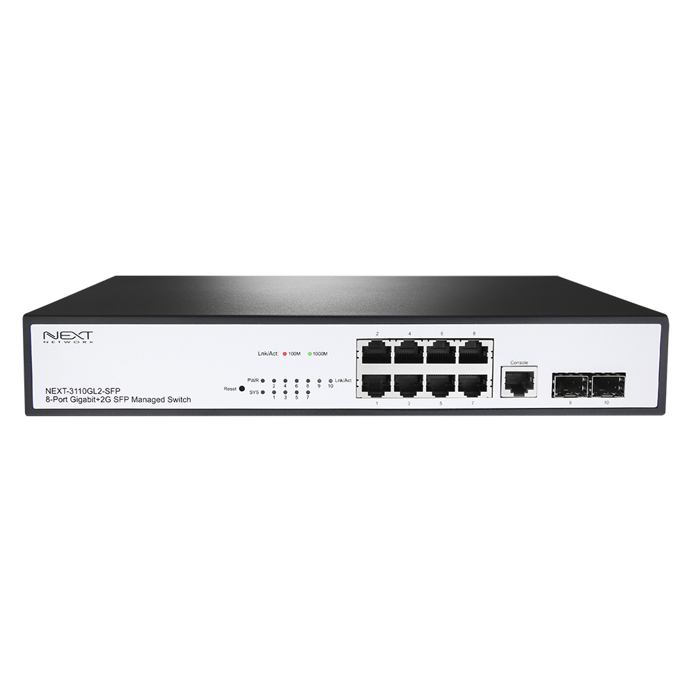 NEXT 3110GL2-SFP 8포트 매니지먼트 웹스마트 기가 스위치허브 2SFP - 상세 이미지 3