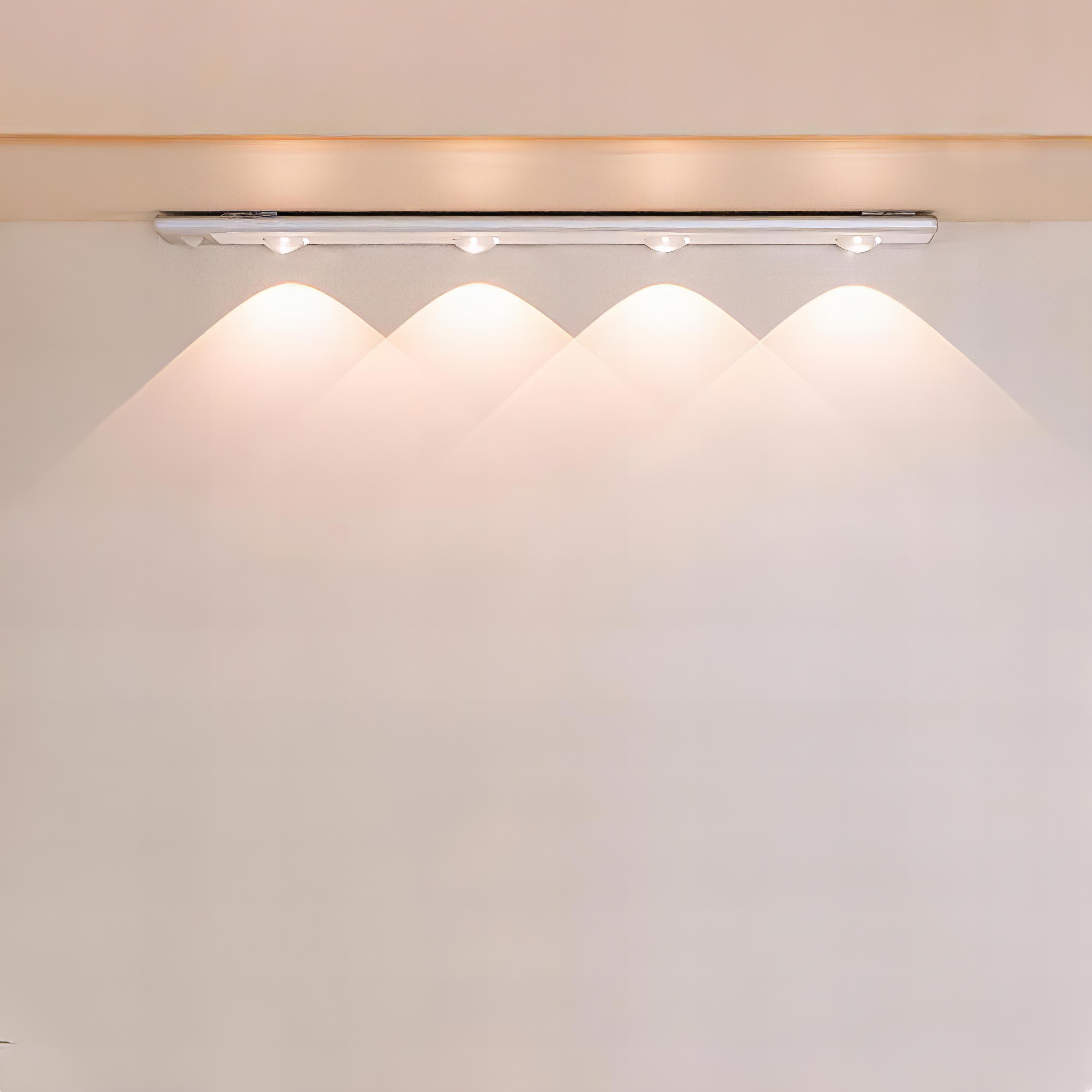 붙이는 인테리어 무선 LED 센서등 40cm 신발장 현관센서등