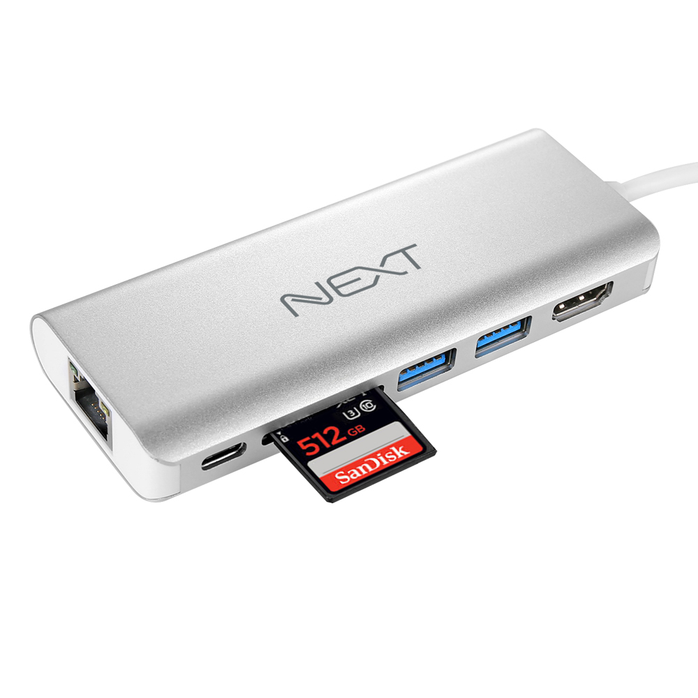 5in1 C타입 멀티어댑터 HDMI USB3.0허브 NEXT-316TCH-PD - 상세 이미지 4