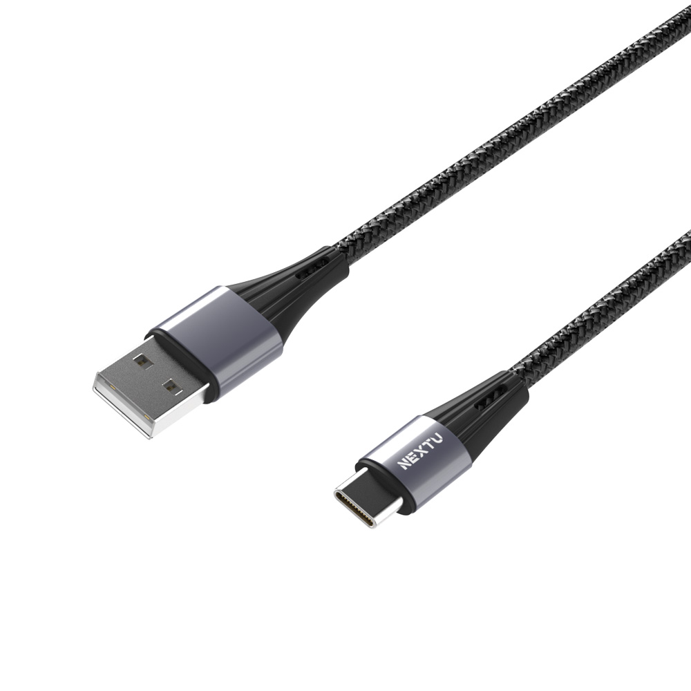 넥스트유 USB-A to C PD 18W 고속충전 데이터 케이블 0.3m, 1개 - 상세 이미지 2