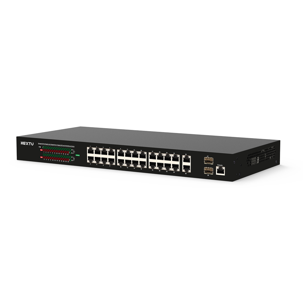 24포트 L2 매니지먼트 스위칭허브 NEXT-POE4128L2S-TP - 상세 이미지 4