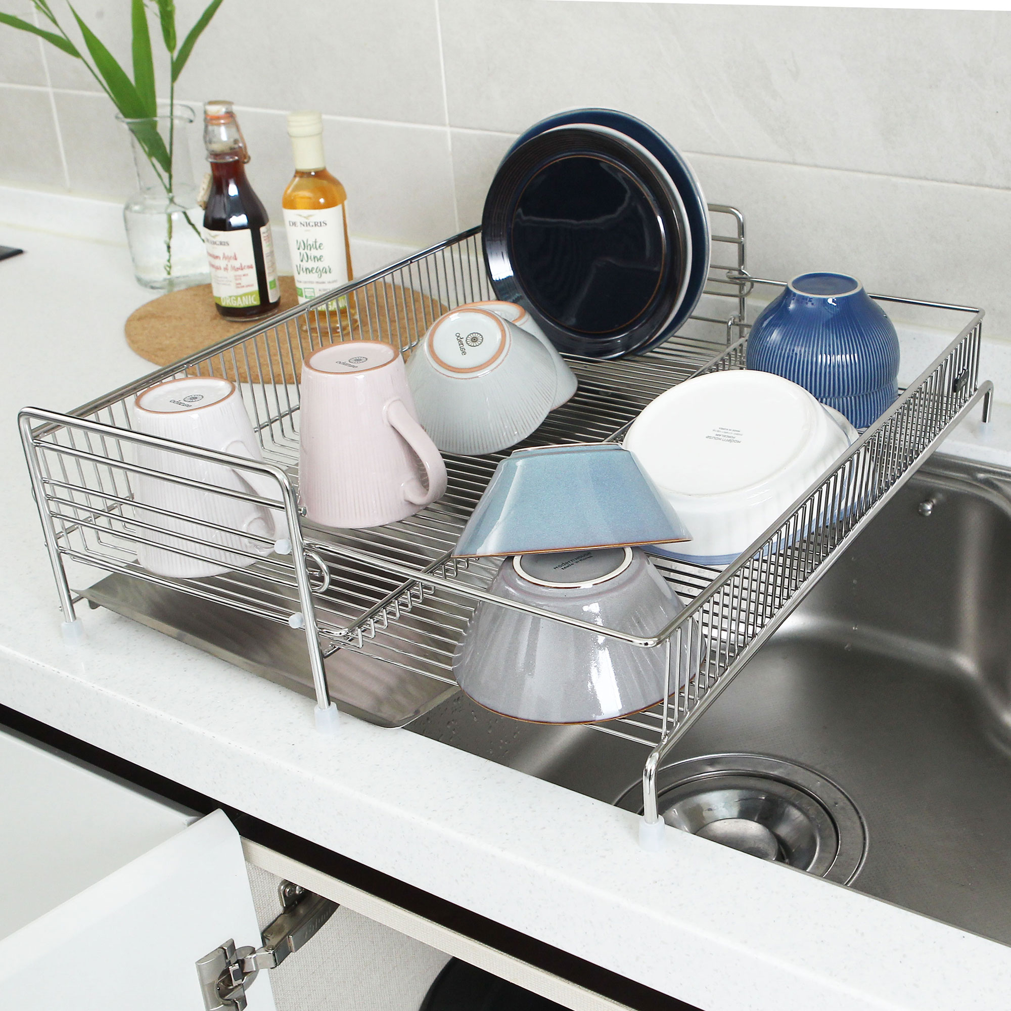 아이넥스 NEW 클린엣지S 올스텐 1단 슬림 식기건조대