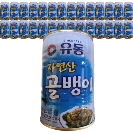 [유성물산]유동 자연산 골뱅이 400g x 24캔