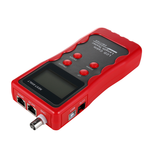 랜케이블 테스터기 RJ45+RJ11+USB+BNC/ 동축테스트/PIN Map,케이블 길이체크/분리형/휴대용 NEXT 858LT - 상세 이미지 4