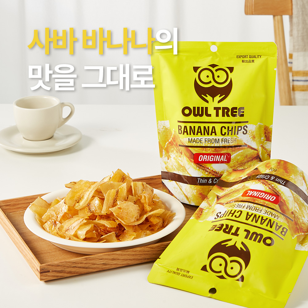 오울트리 바나나칩 오리지널 60g x 5봉 - 상세 이미지 2