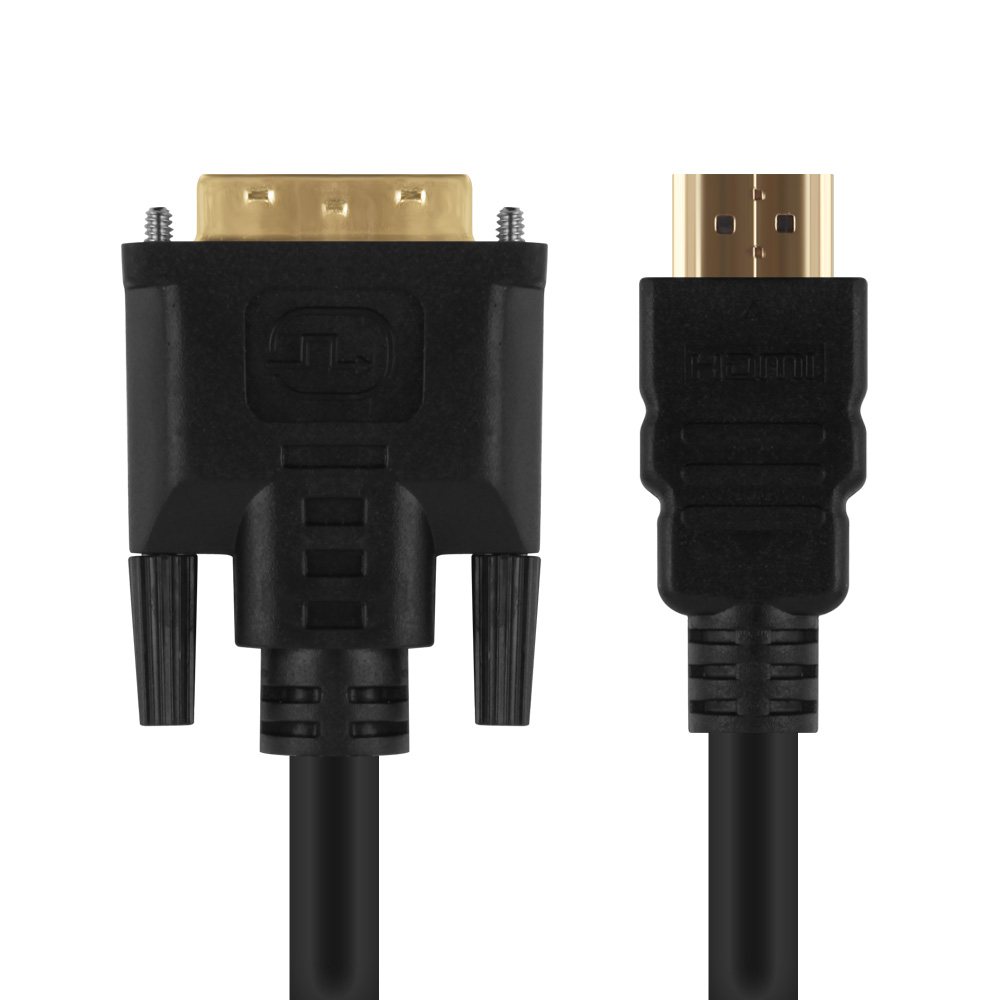 넥스트유 HDMI 1.4 to DVI 듀얼 변환 케이블 10m, 1개 - 상세 이미지 2