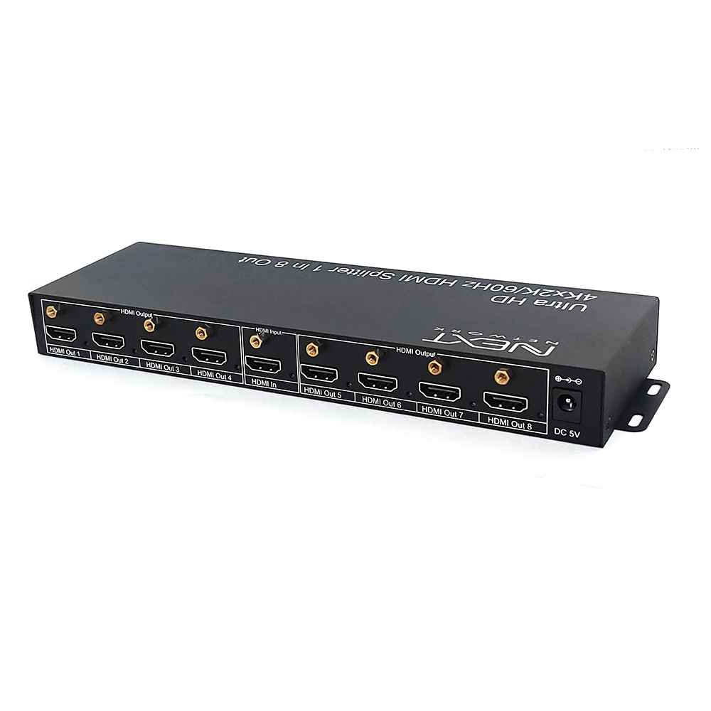 리얼4K HDMI2.0 1:8분배기 스플리터 4K60Hz/EDID/HDCP/3D 지원 NEXT 408SP4K60 이미지 4