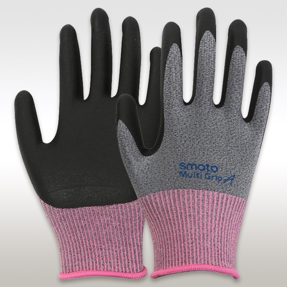 스마토 NBR폼코팅장갑 멀티그립 A 회색 S