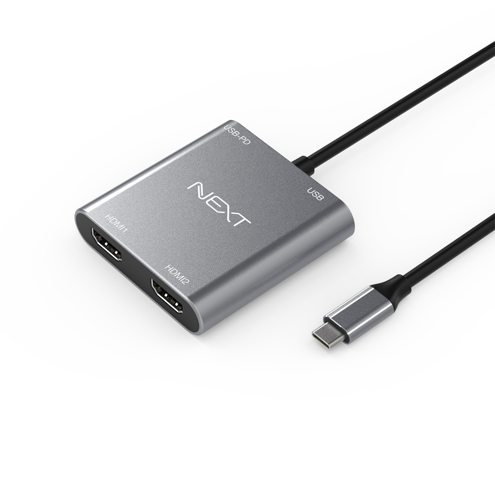 TYPE-C to 듀얼 HDMI UHD 4K 디스플레이 컨버터 변환기 NEXT 2251TCH - 상세 이미지 5