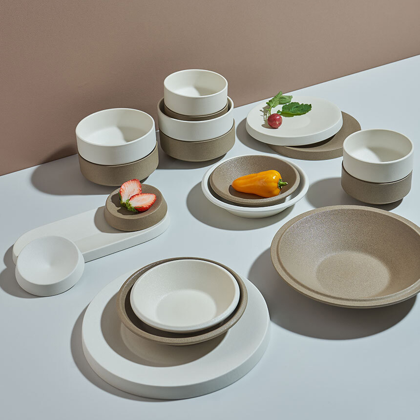 라씨에뜨 딜로 신혼 식기 그릇세트 19종, 4인용(컬러믹스), 1세트 - 메인 이미지