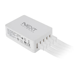 넥스트유 5포트 USB 2A 멀티 충전기 여행용 커플용 가족용 05AC 개봉기 | 실사용 후기 - 상품 이미지 2