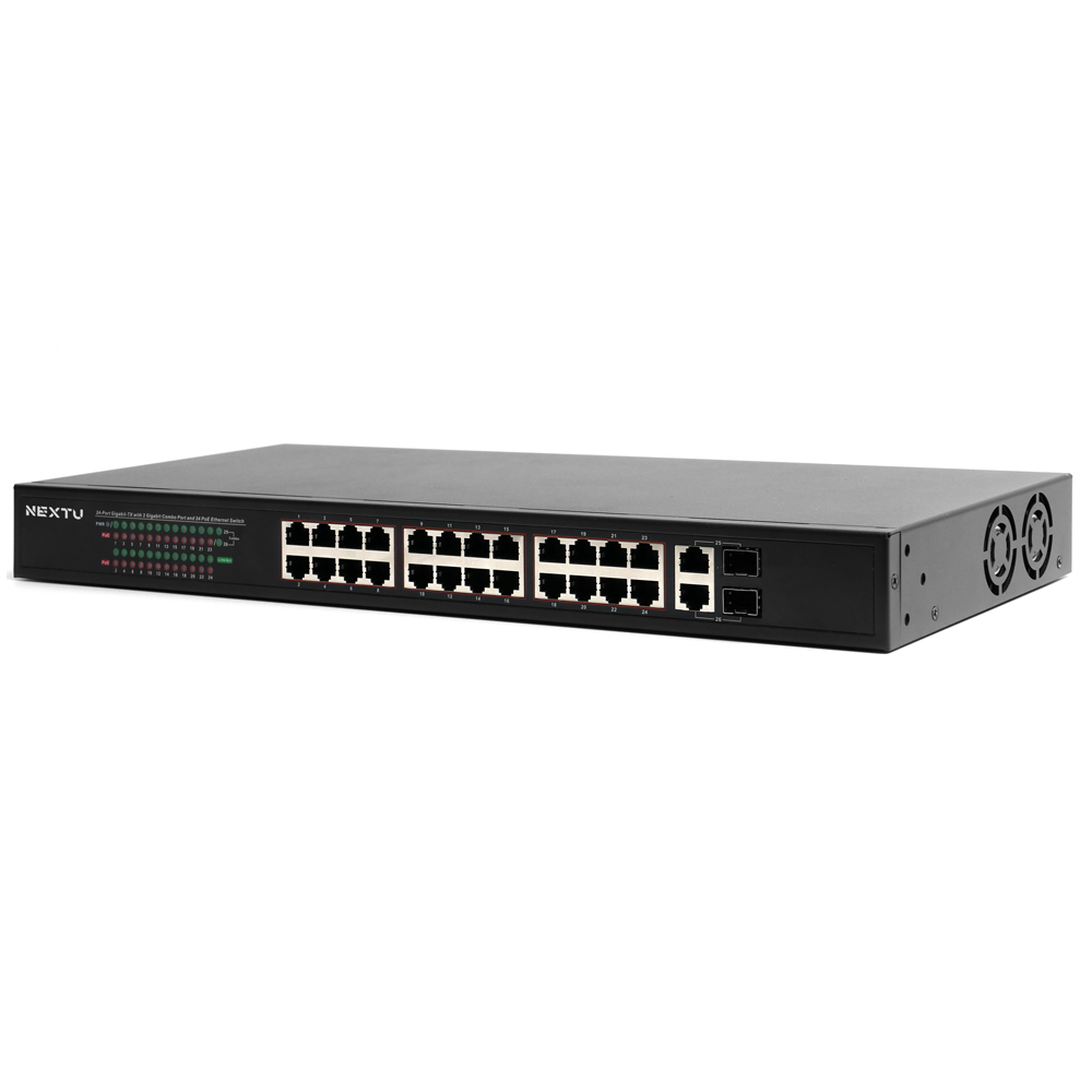 이지넷유비쿼터스 넥스트 24포트 POE 기가 스위칭허브 POE6128SFP-TP - 상세 이미지 3