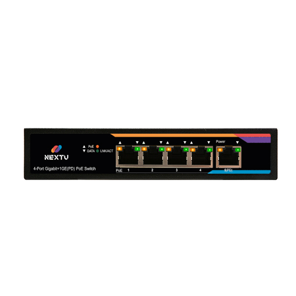 이지넷유비쿼터스 NEXT POE3004PD 무전원 PD포트 POE 스위칭허브 POE 확장 리피터 30W - 상세 이미지 2