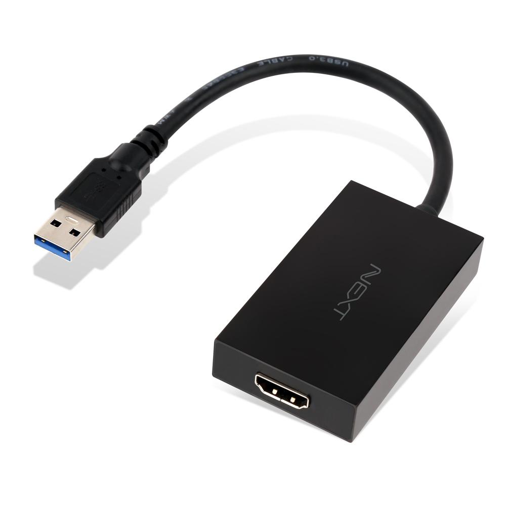 USB3.0 to HDMI 디스플레이 아답터 / 확장,복제,회전,변환 모드 지원/초고해상도 2048 x 1152 지원 / 케이블 길이 20cm /NEXT-313DPHU3 - 상세 이미지 2