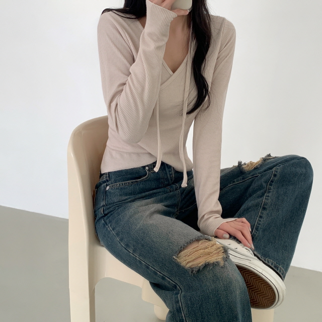 ❤️3일만할인❤️ [3단기장/퀄리티예술✨]컴백 브러쉬 오픈구제 찢청 워싱 루즈핏 와이드 데님 팬츠 상세 이미지 26