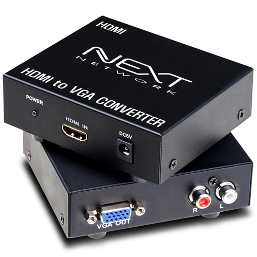 이지넷유비쿼터스 넥스트 HDMI to RGB(VGA) + 스테레오 음성 변환 컨버터 NEXT-2215HVC - 상세 이미지 2