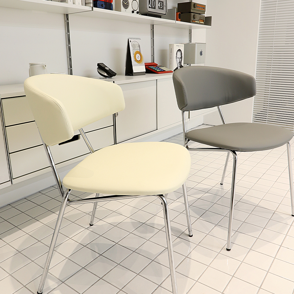 엘버 가죽의자 편한식탁의자 예쁜 카페 인테리어 디자인 다이닝 체어 CL504