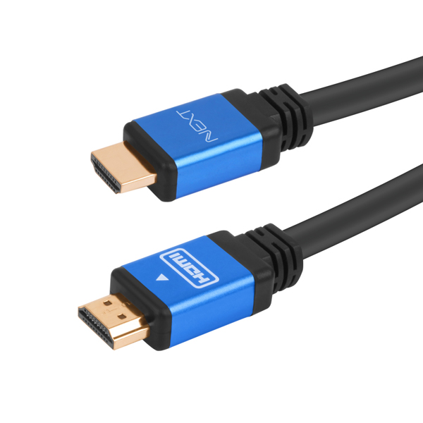 넥스트유 HDMI Ver1.4 4K 블루메탈 고급형 케이블 5m, 1개 - 상세 이미지 2