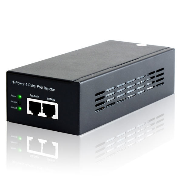 802 3at Hi power POE기가비트 인젝터 60W Endspan Midspan POE+ CCTV AP VoIP Phone NEXT POE4807J-60W - 상품 이미지