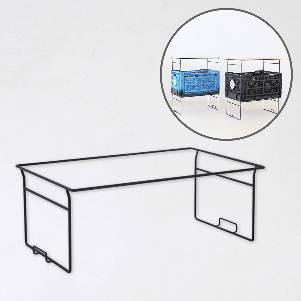 롬버스 폴딩박스 다리 랙 59리터 캠핑 빅앤트 호환 받침대 렉