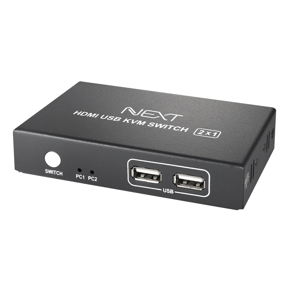 2:1 USB HDMI KVM 스위치 무전원 NEXT 7102KVM-4K - 상품 이미지