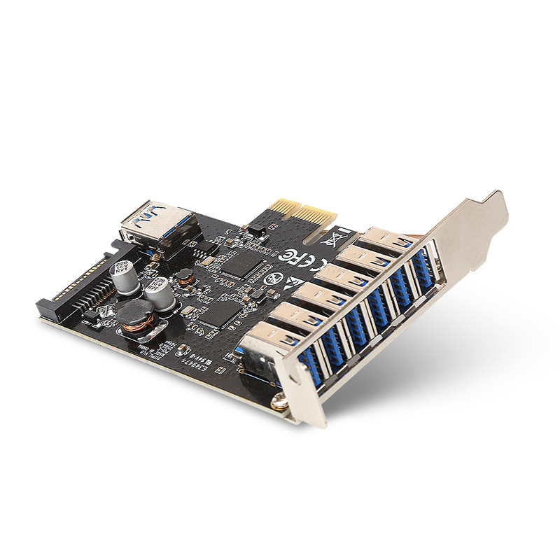 NEXT-407NEC LP USB 3.0 7포트 PCI-Express 확장 카드 / LP브라켓 기본제공 - 상세 이미지 3