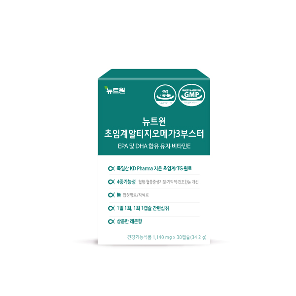 [5개월분] 뉴트원 초임계 알티지 오메가3 부스터 30캡슐, 5개 - 상세 이미지 3