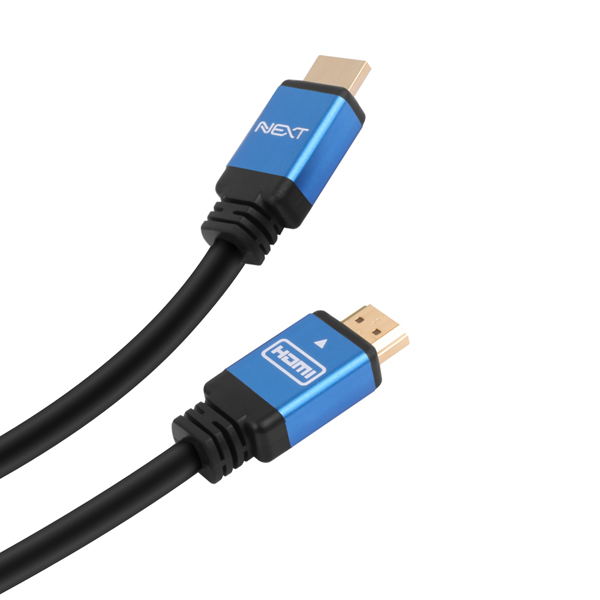넥스트유 HDMI Ver1.4 4K 블루메탈 고급형 케이블 5m, 1개 - 상세 이미지 3